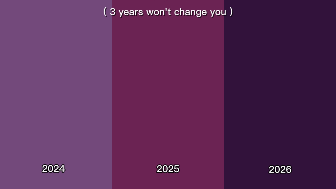 3 years trend