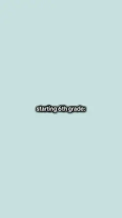 starting 6thgrade 
