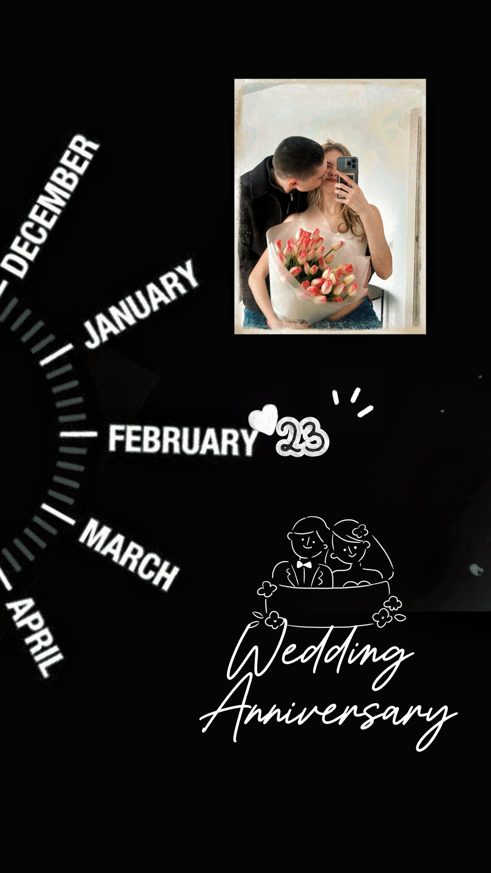 Aniversario de boda 23 de febrero