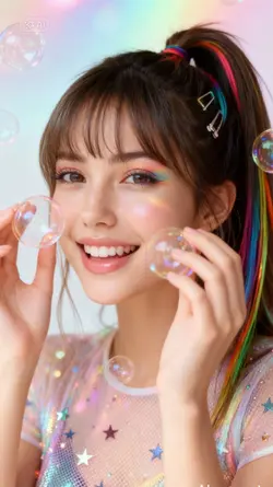 rainbow bubble 