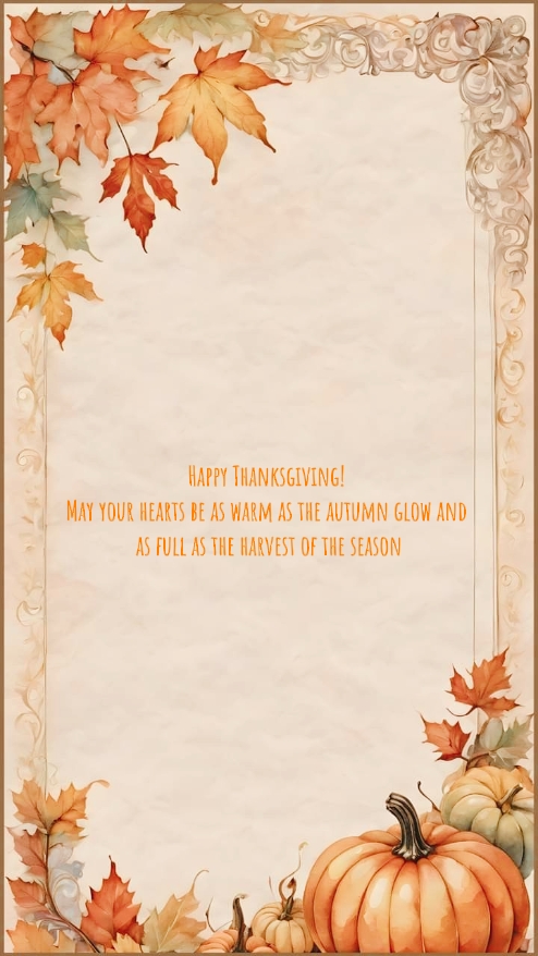 Feliz día de acción de gracias