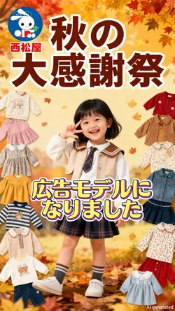 西松屋のモデル/広告