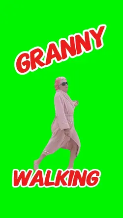 Granny in heels