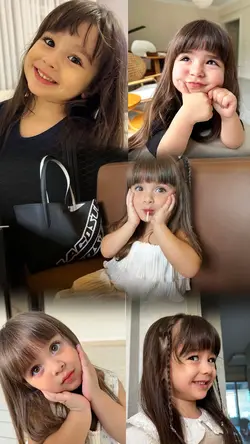 Colagem foto criança