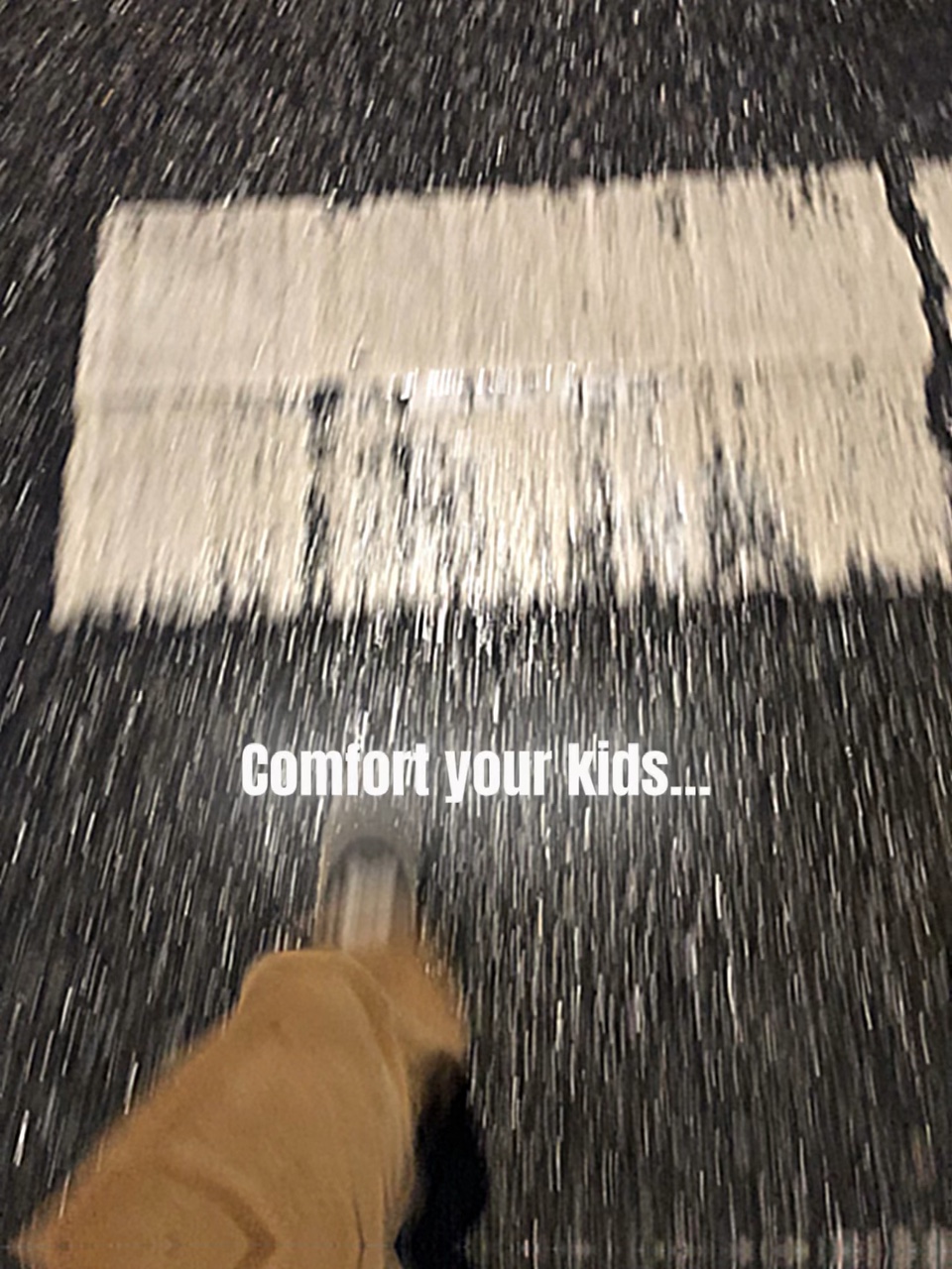 Comfort your kids