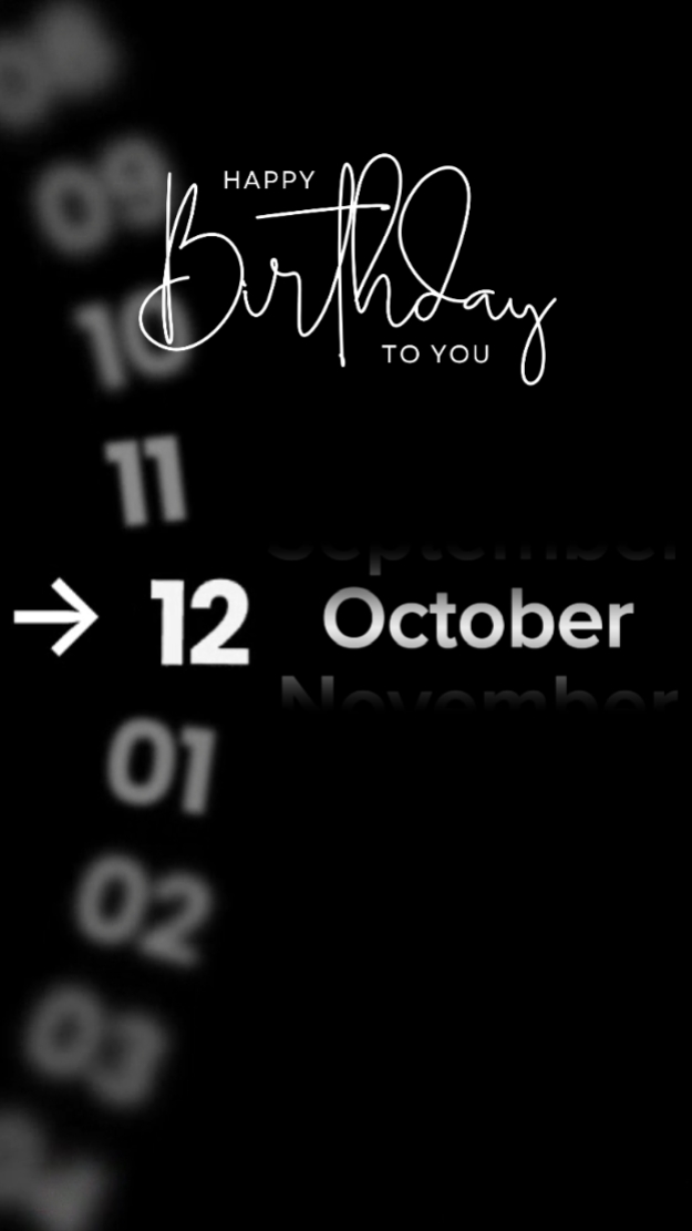 HBD 12 OKTOBER 