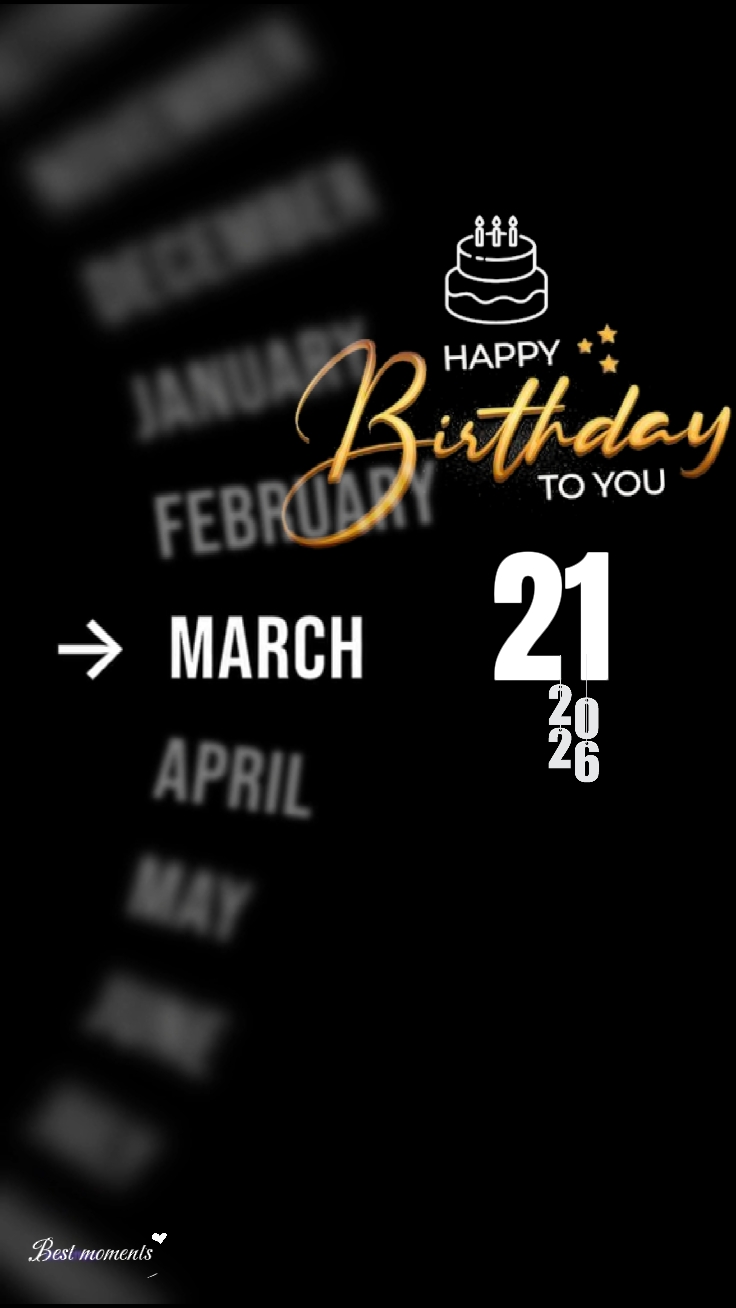 HBD 21 DE MARZO DE 2026