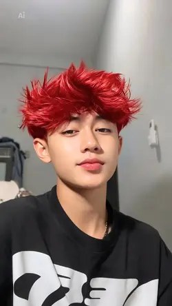 AI Warna Rambut Red