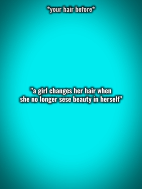 her hairrr..