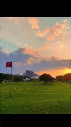 노을이 아름다운 파크골프장