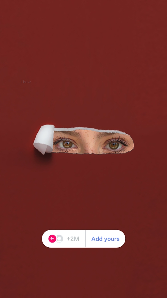 Tendência dos olhos ig