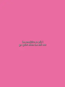 im sensitive so ofc