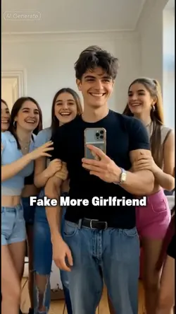 More girlfriend fake