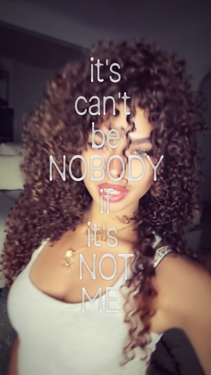 it's can't be nobody