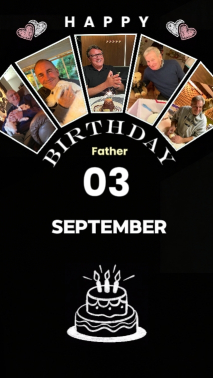 Cumpleaños papá 3 de septiembre