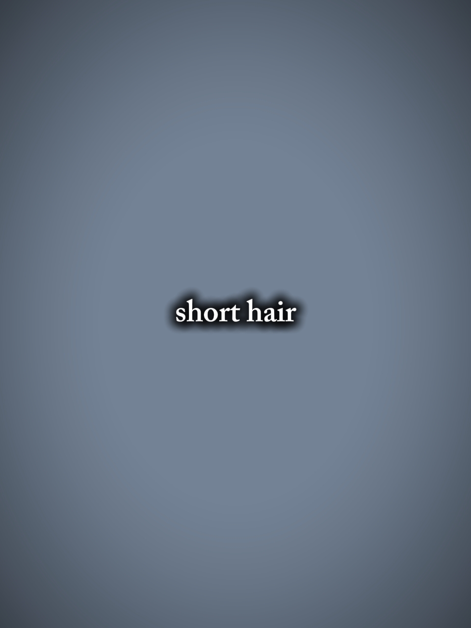 Cabelo curto e longo 