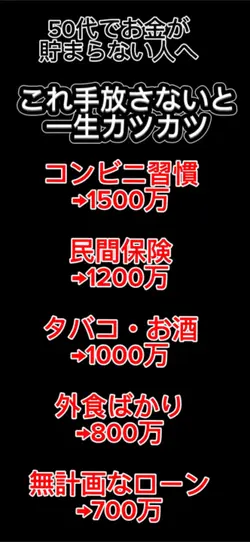 ５０代のお金事情