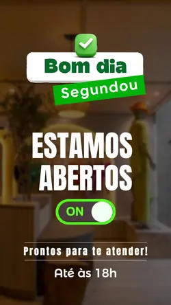 Loja aberta Segunda 