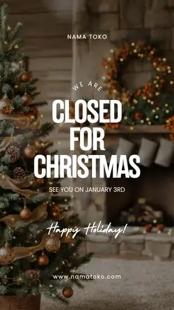 closed for christmas