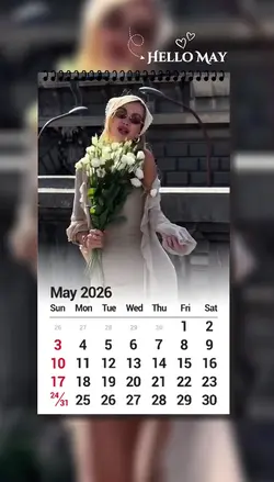 Hello MAY calendar