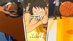 luffy x basketball