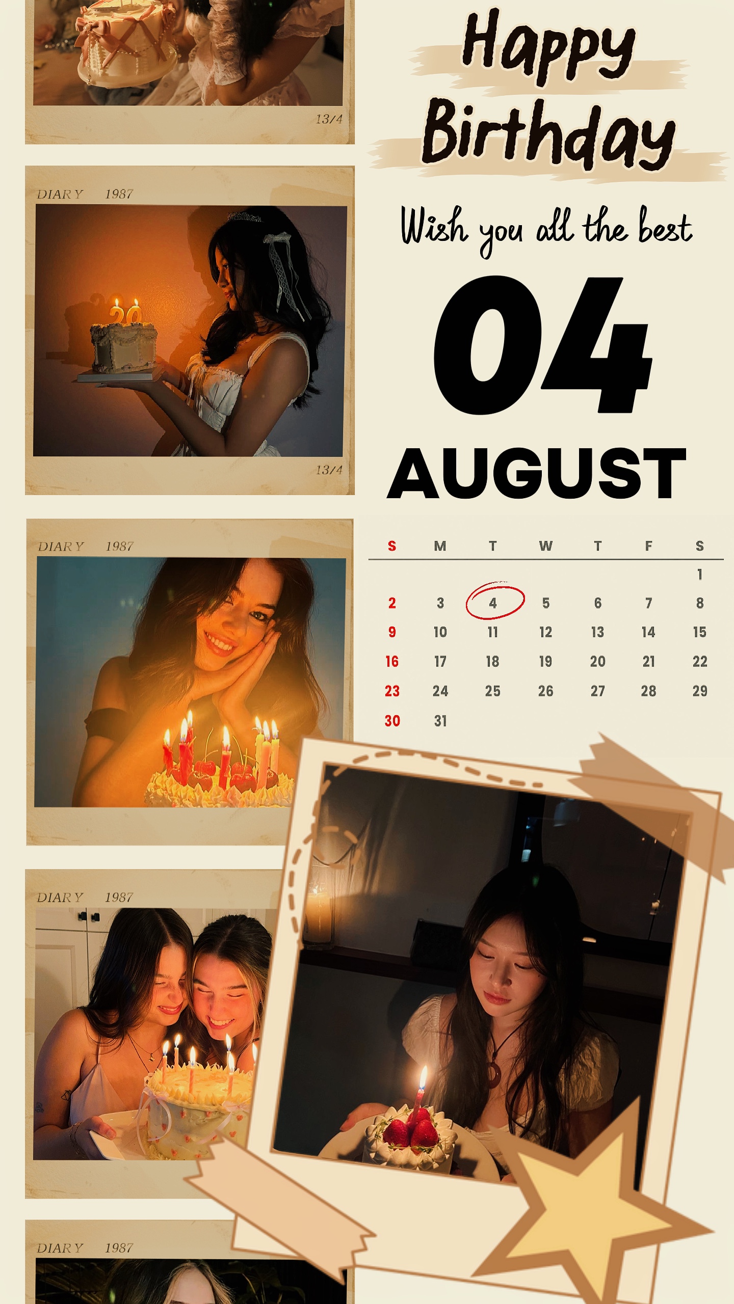 HBD 04 AUGUST 2026