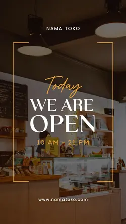 story : we are open