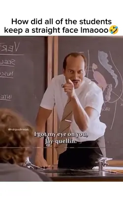 Keep a straight face