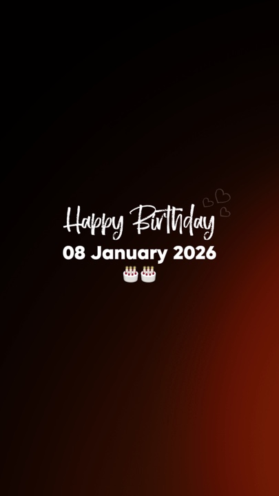 HBD 08 1월 