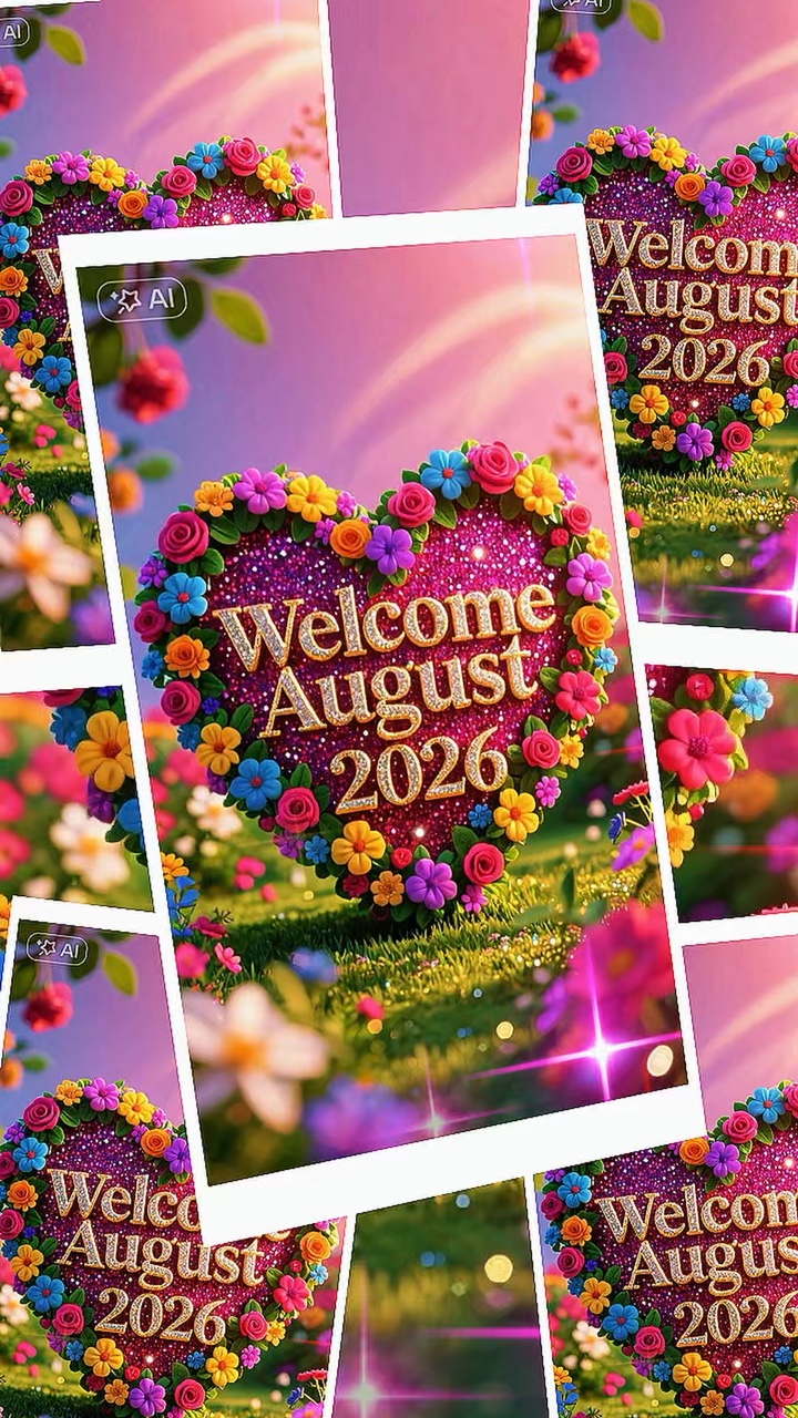 Bem-vindo agosto de 2026