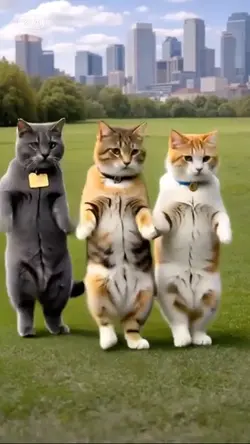 Dancing cat