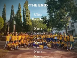 THE END CLAS TEACHER