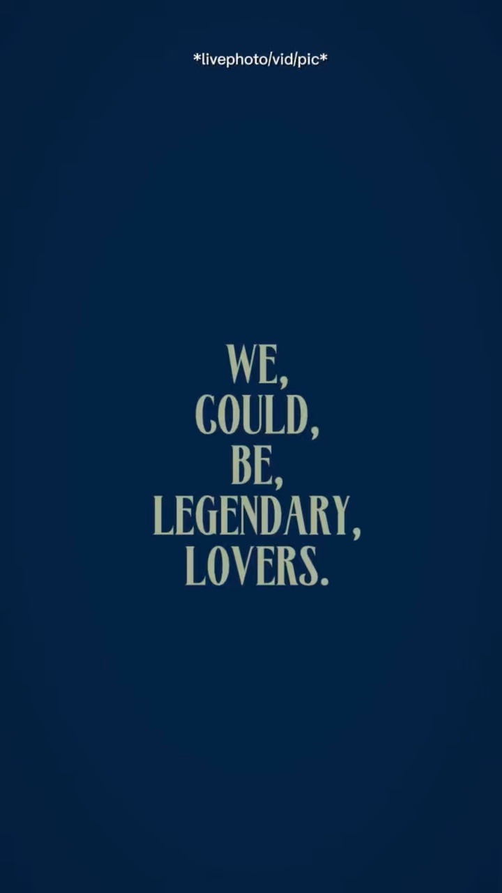 Legendary lovers