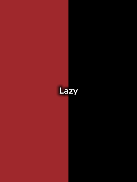 lazy confession 