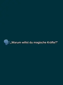 Magische Kraft?