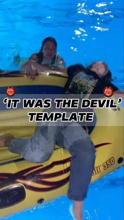 It was the devil 👹