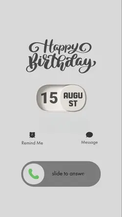 BIRTHDAY 15 AUGUS
