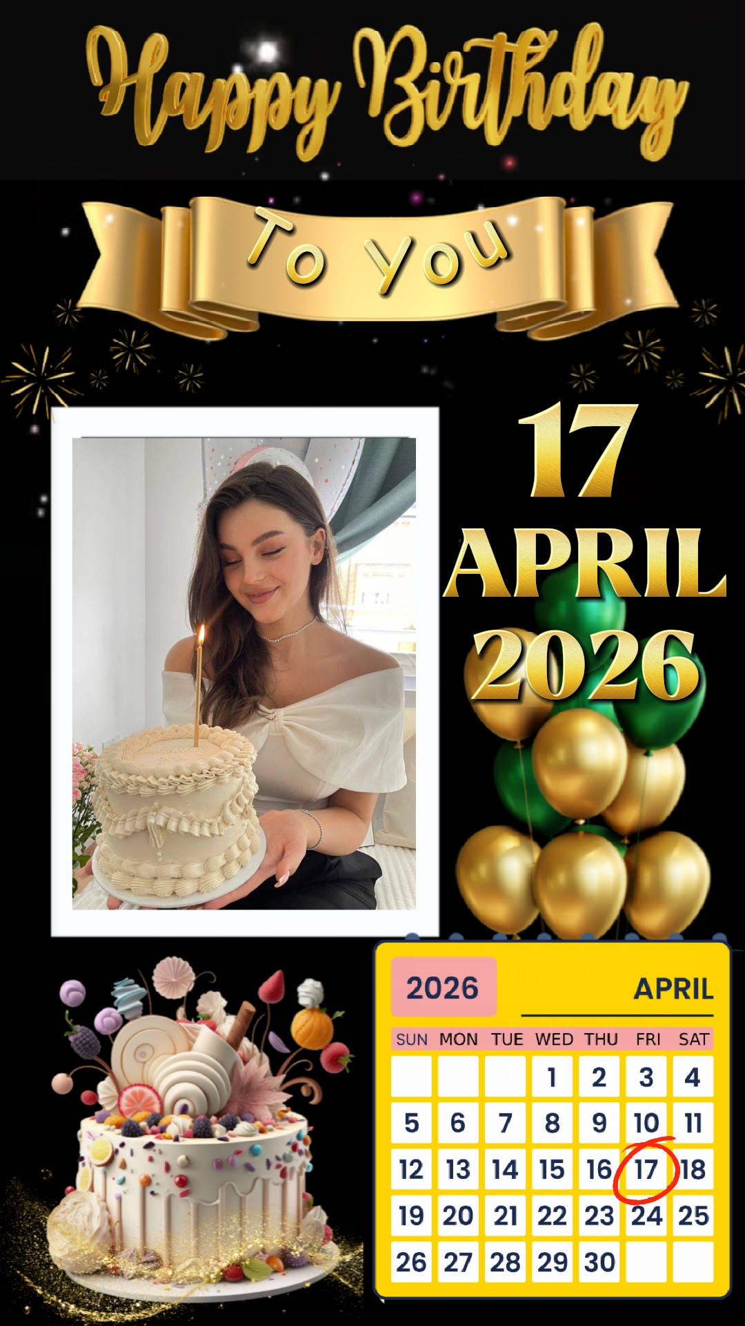 Selamat ulang tahun 17 April 2026