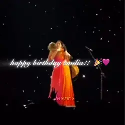 HBDAY EMILIA!! 🥹🤍🎉