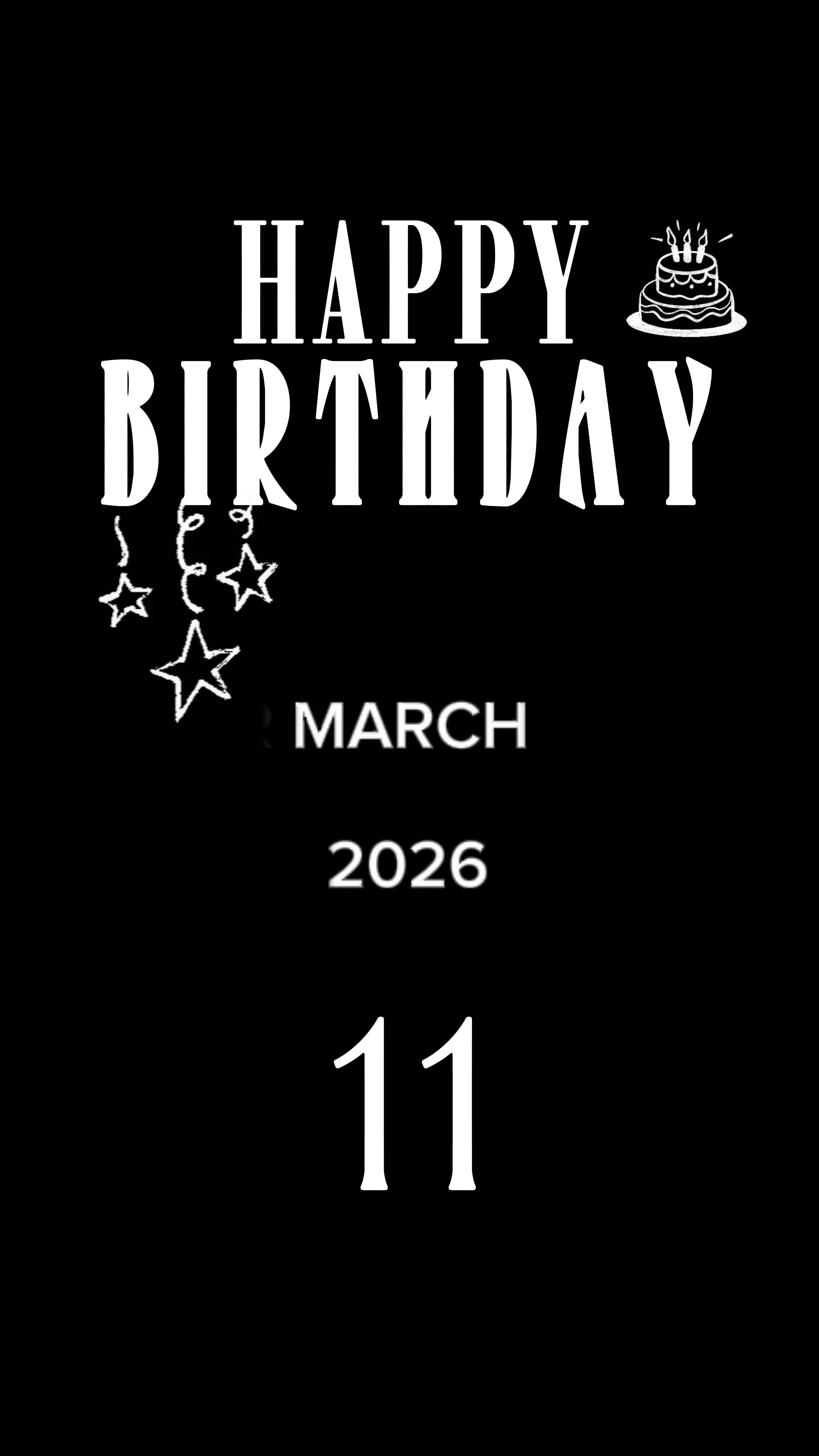 Cumpleaños 11 de marzo