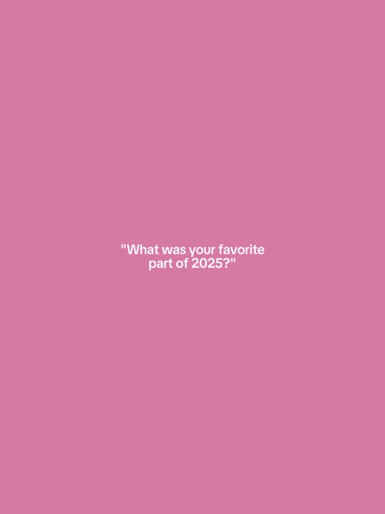 FavoritePartsOf2025