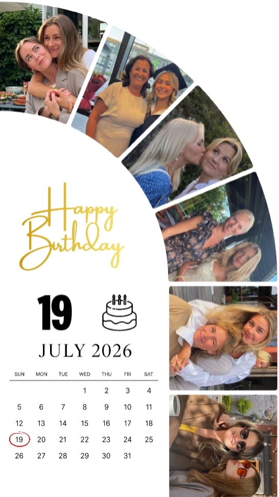 ANIVERSÁRIO MÃE 19 DE JULHO 