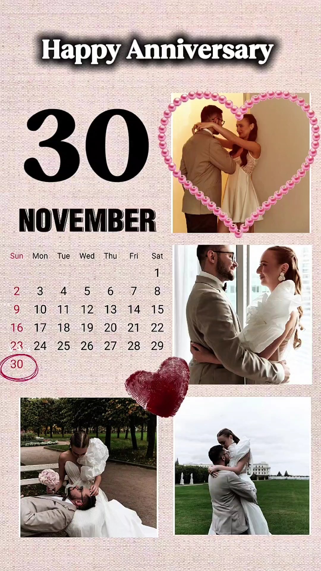 Feliz aniversario 