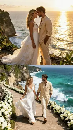 Bali Cliff Wedding 