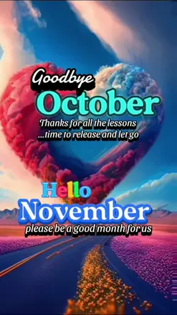 Bye Oct.Welcome Nov