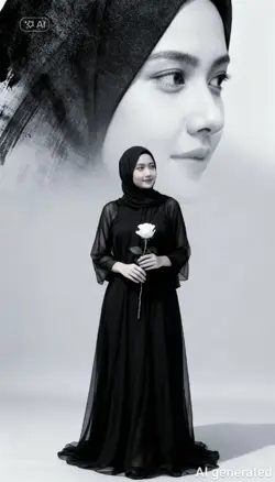 Artistic black outfi