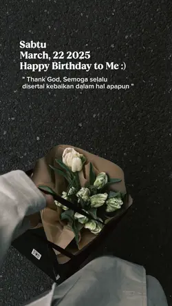 HBD FOR ME
