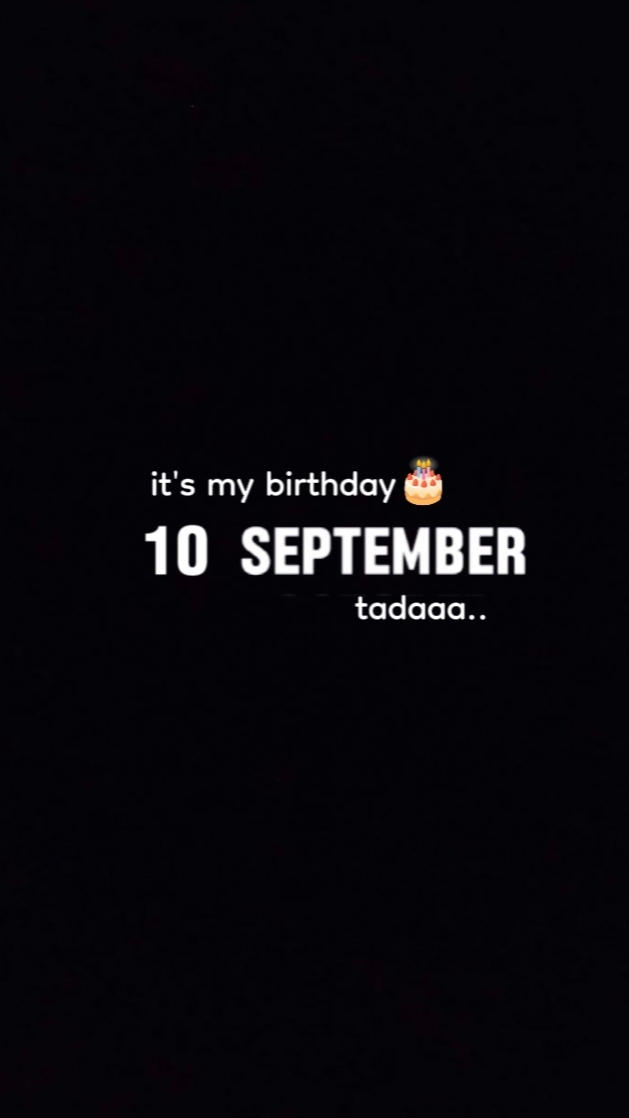 Birthday 10 Sept 