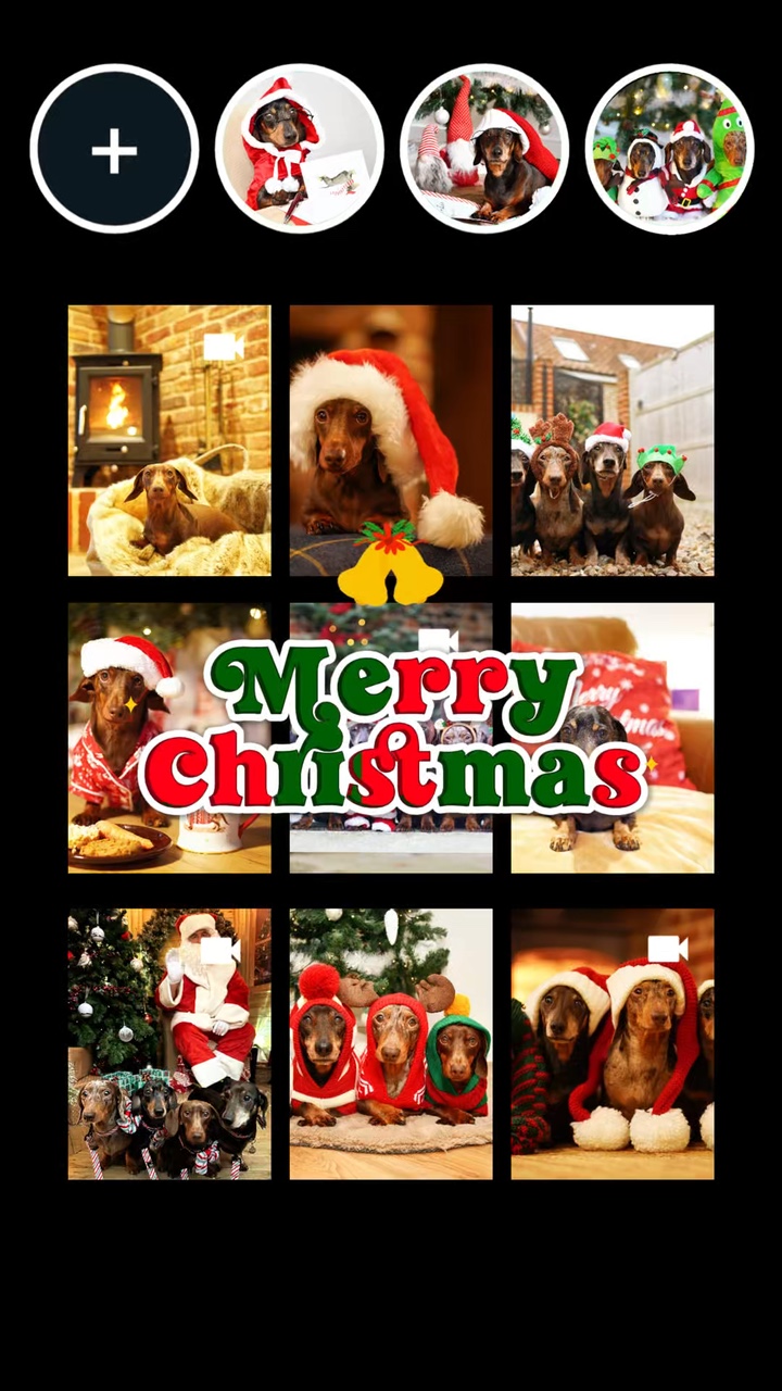 Christmas collage