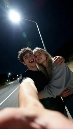 couple selfie